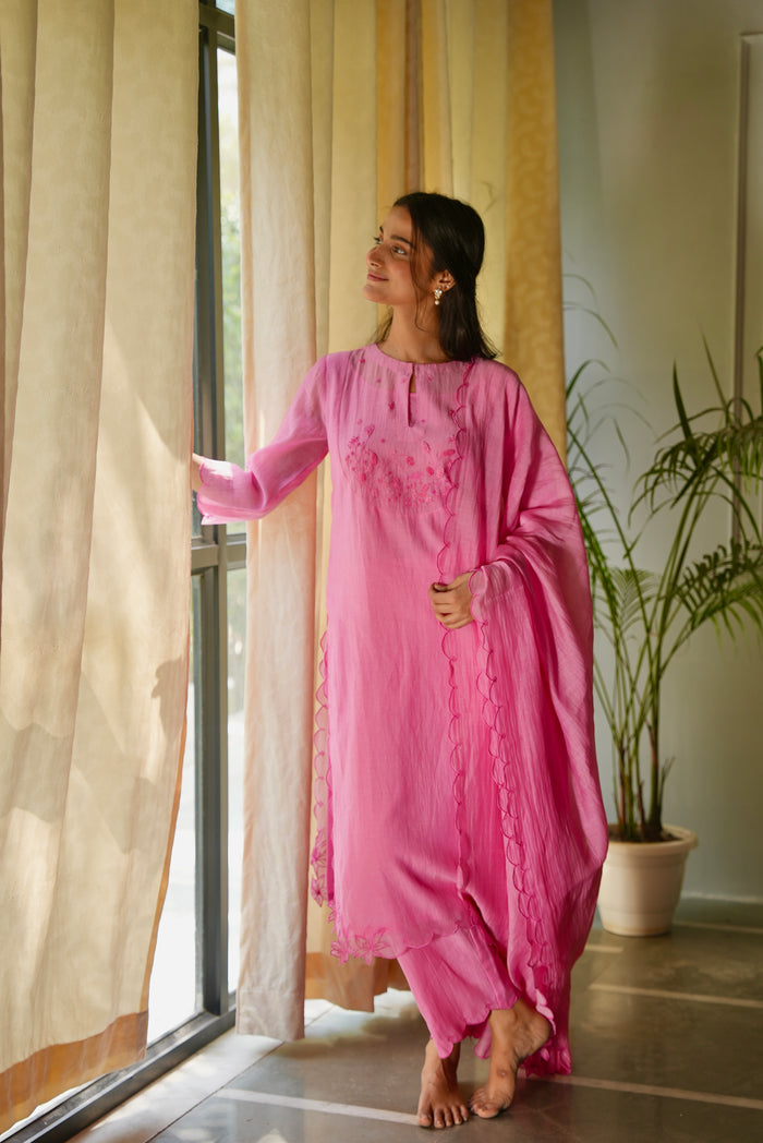 Pink Mishri Dupatta