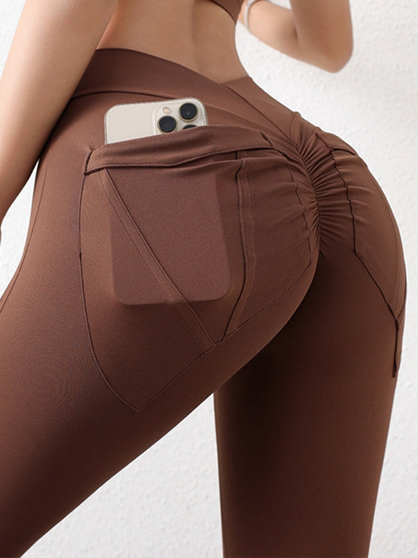 Pocket Scrunch Bum Hip-lift Leggings