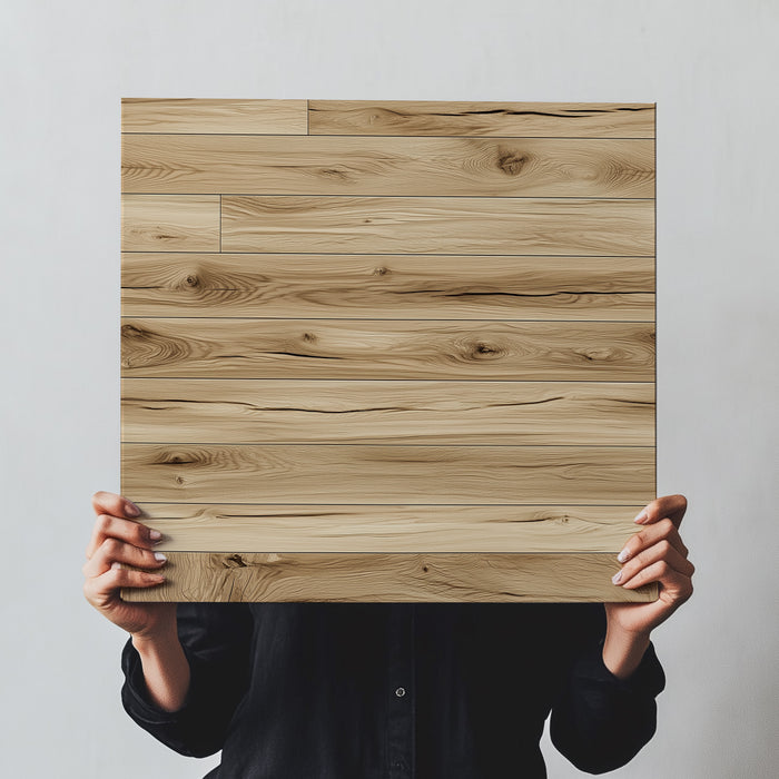 Polished Light Oak Wood Plank