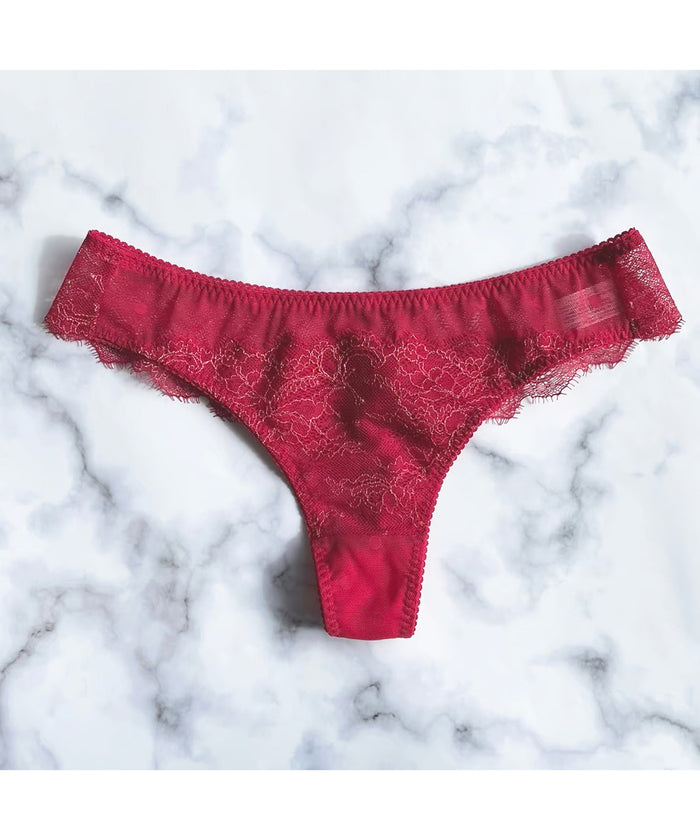 Polka Dot Thong | Berry