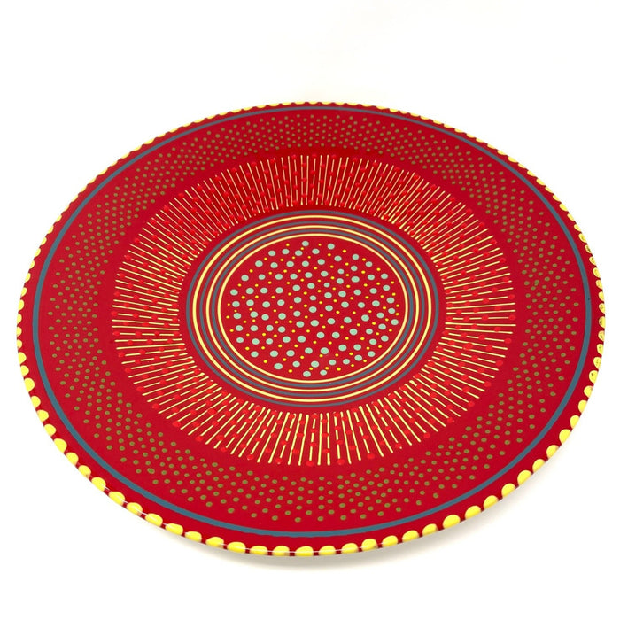 Potters Large Open Vibrant Red Bowl
