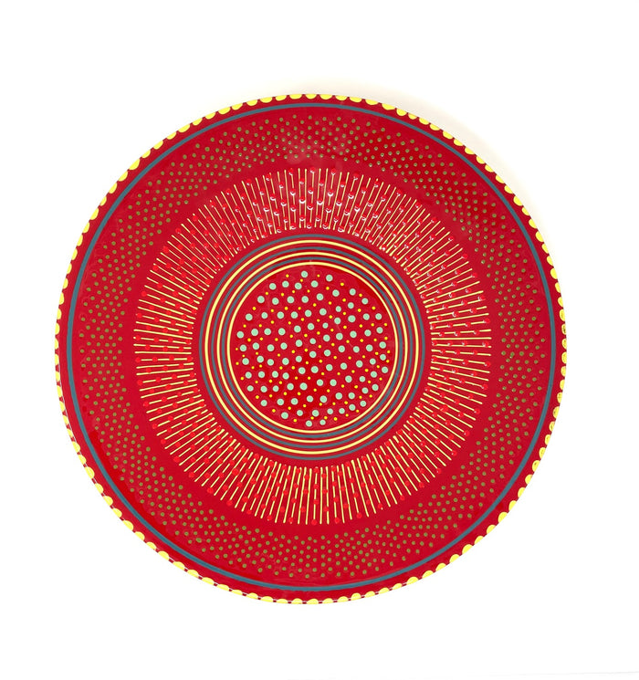 Potters Large Open Vibrant Red Bowl