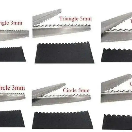 Tailors scissors pinking shears fabric shear zig zag scissors for dressmaking tools