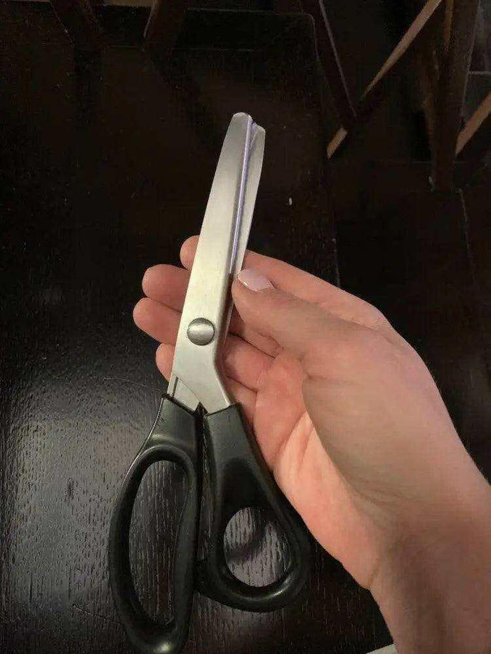 Tailors scissors pinking shears fabric shear zig zag scissors for dressmaking tools