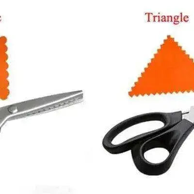 Tailors scissors pinking shears fabric shear zig zag scissors for dressmaking tools