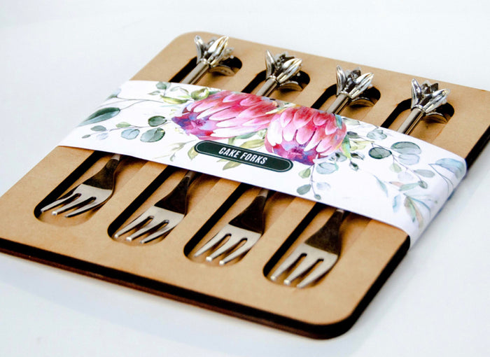 Protea Cake Forks