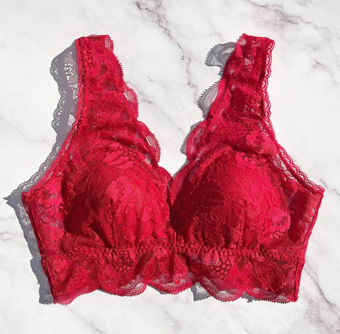 Protea Long Bralette | Berry