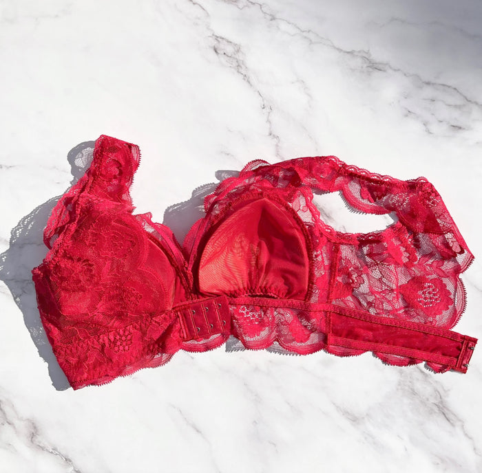 Protea Long Bralette | Berry