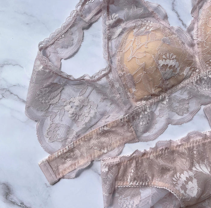 Protea Long Bralette | Pink