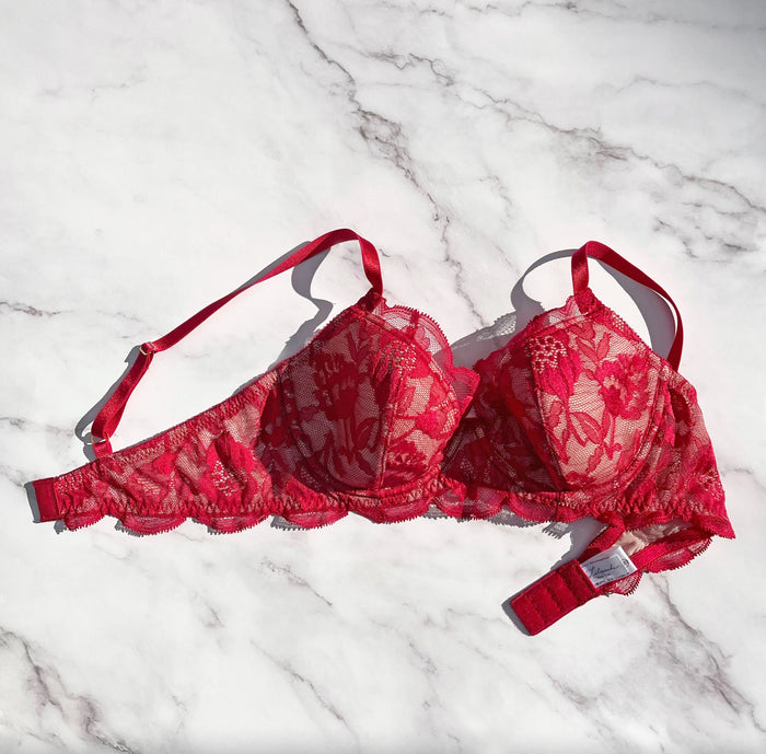 Protea Underwire Bra | Berry