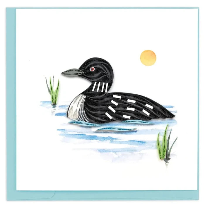 QUILLING CARD - Loon