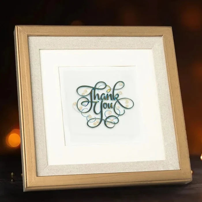 QUILLING CARD - Thank You