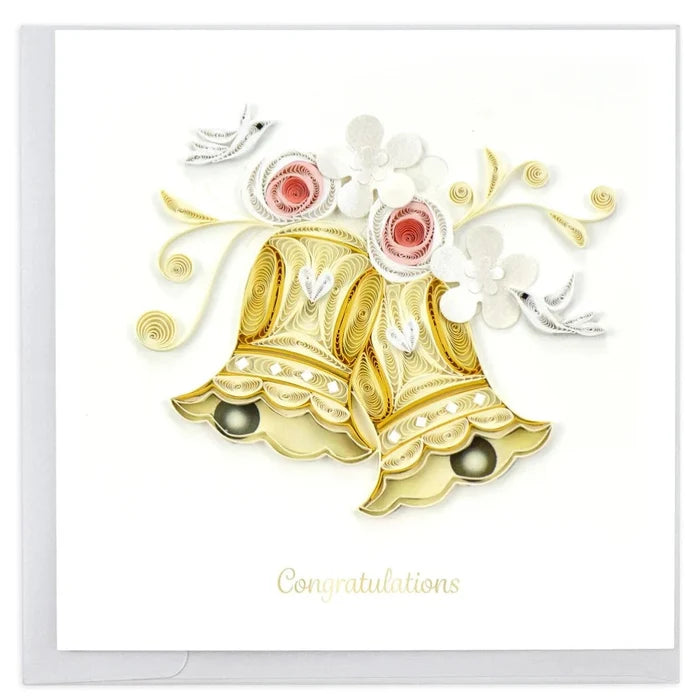 QUILLING CARD - Wedding Bells