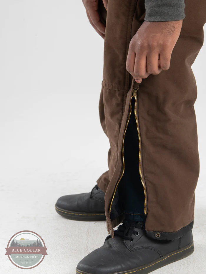 Berne P966BB Quilt Lined Sanded Duck Pant Leg View
