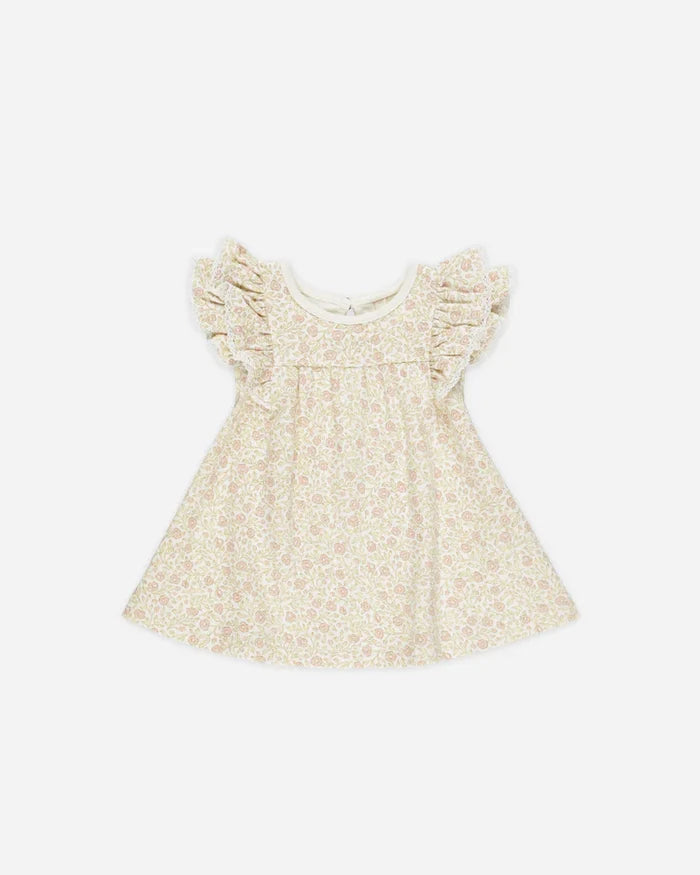 Quincy Mae Flutter Dress - Primrose