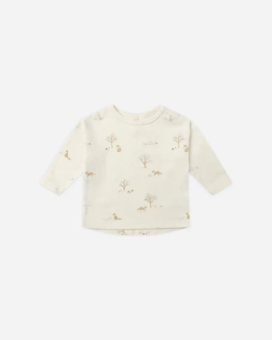 Quincy Mae Long Sleeve Tee - Fox Land