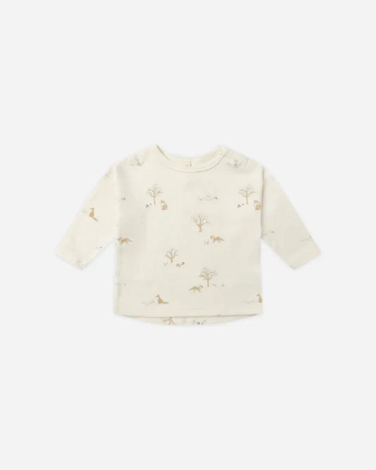 Quincy Mae Long Sleeve Tee - Fox Land