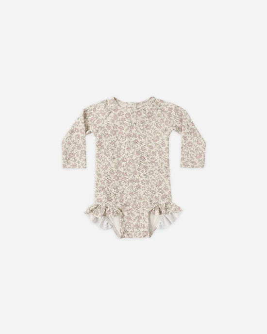 Quincy Mae Olivia One-Piece Rashguard - Dahlia