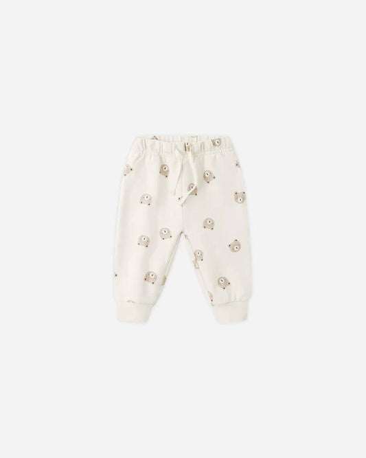 Quincy Mae Relaxed Sweatpant - Brown Bear