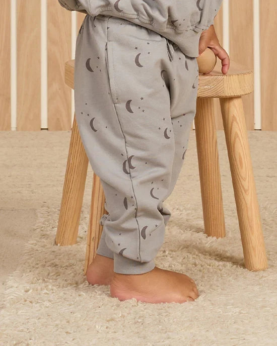 Quincy Mae Relaxed Sweatpant - Moons