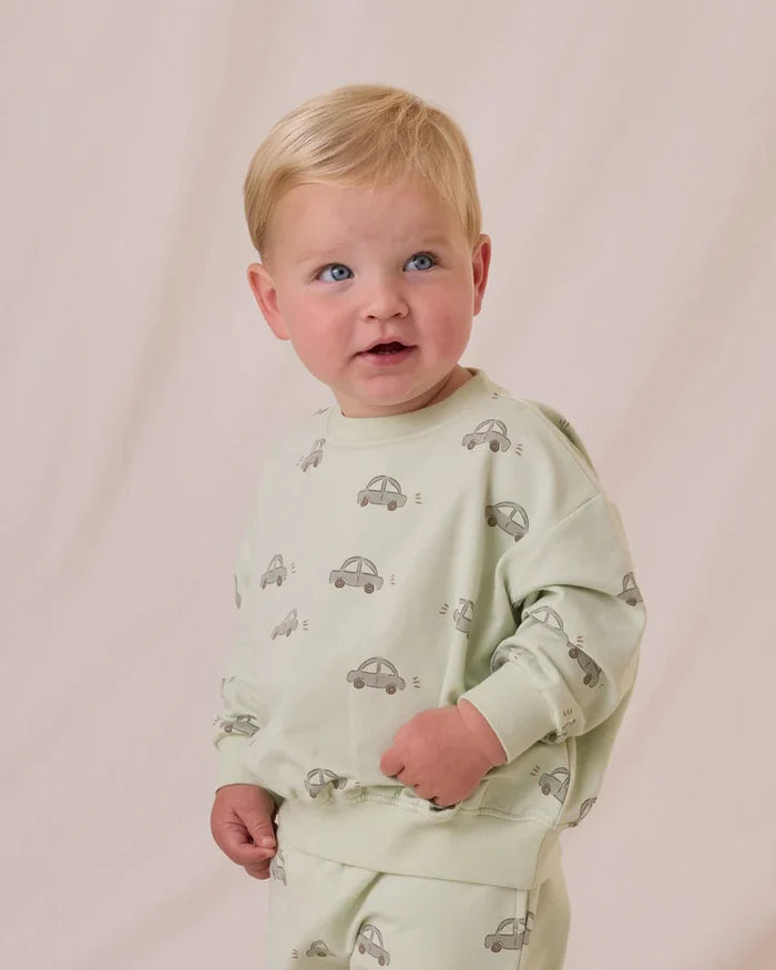 Quincy Mae Relaxed Sweatshirt - Cars