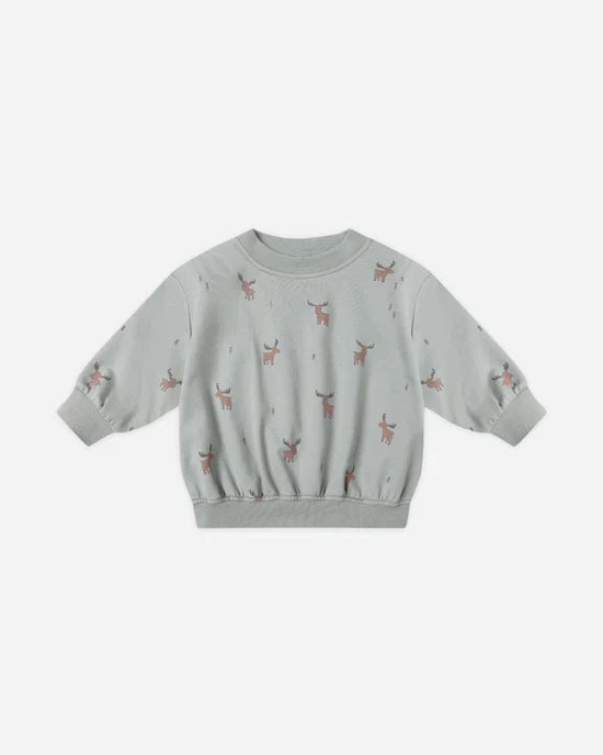Quincy Mae Relaxed Sweatshirt - Moose