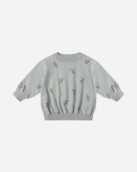 Quincy Mae Relaxed Sweatshirt - Moose