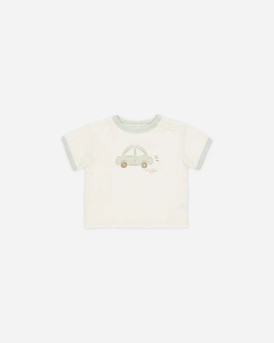 Quincy Mae Ringer Tee - Car