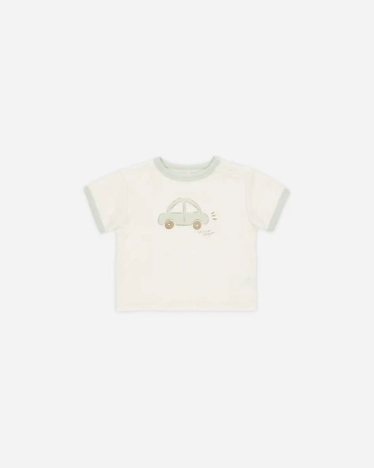 Quincy Mae Ringer Tee - Car