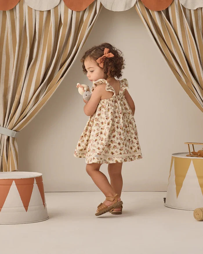 Quincy Mae Ruffle Tank Dress - Bloom