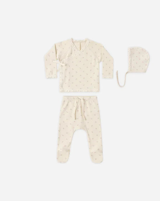 Quincy Mae Take Home Set - Mauve Ditsy