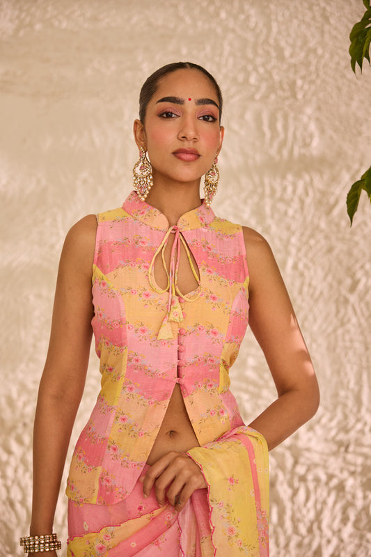 Ras Bhari Chanderi Blouse