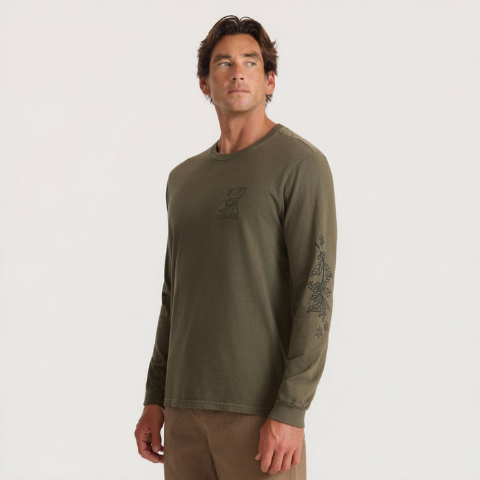 Roark Reading Ritual Long Sleeve Tee - Military