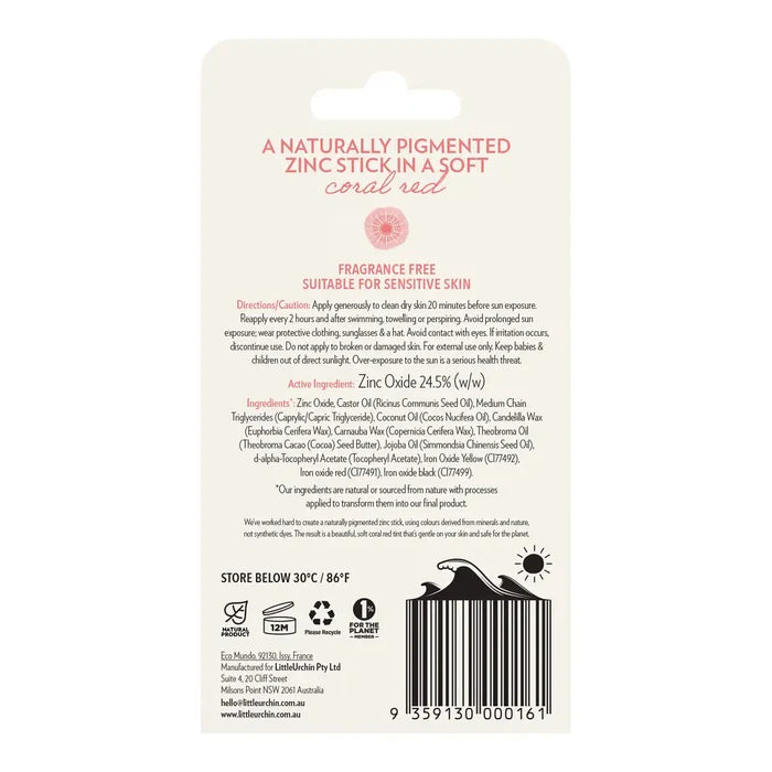 Red Natural Zinc Stick SPF 50+