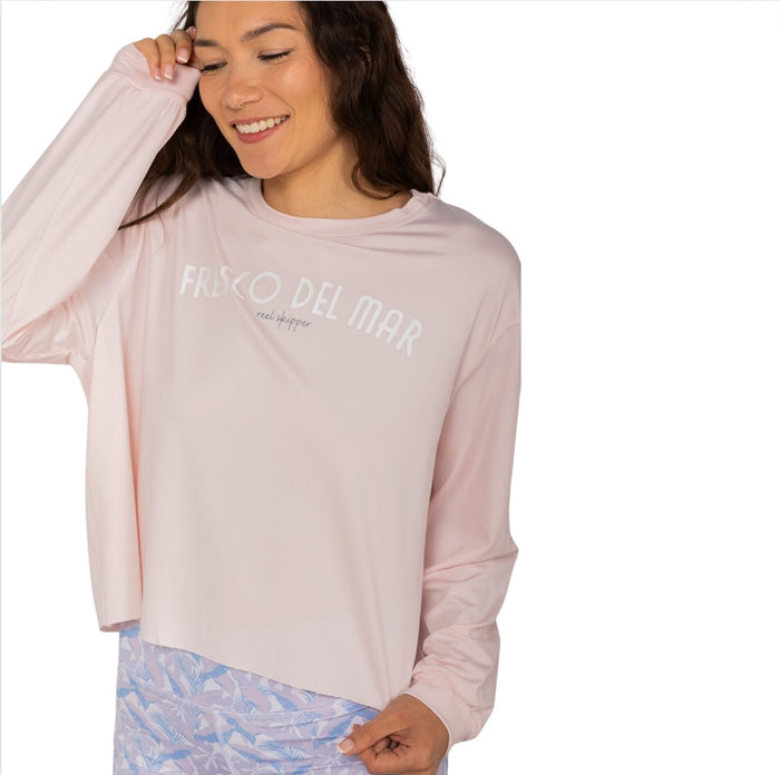 Reel Skipper La Girlfriend UV Shirt - Fresco Del Mar Baby Pink by Reel Skipper