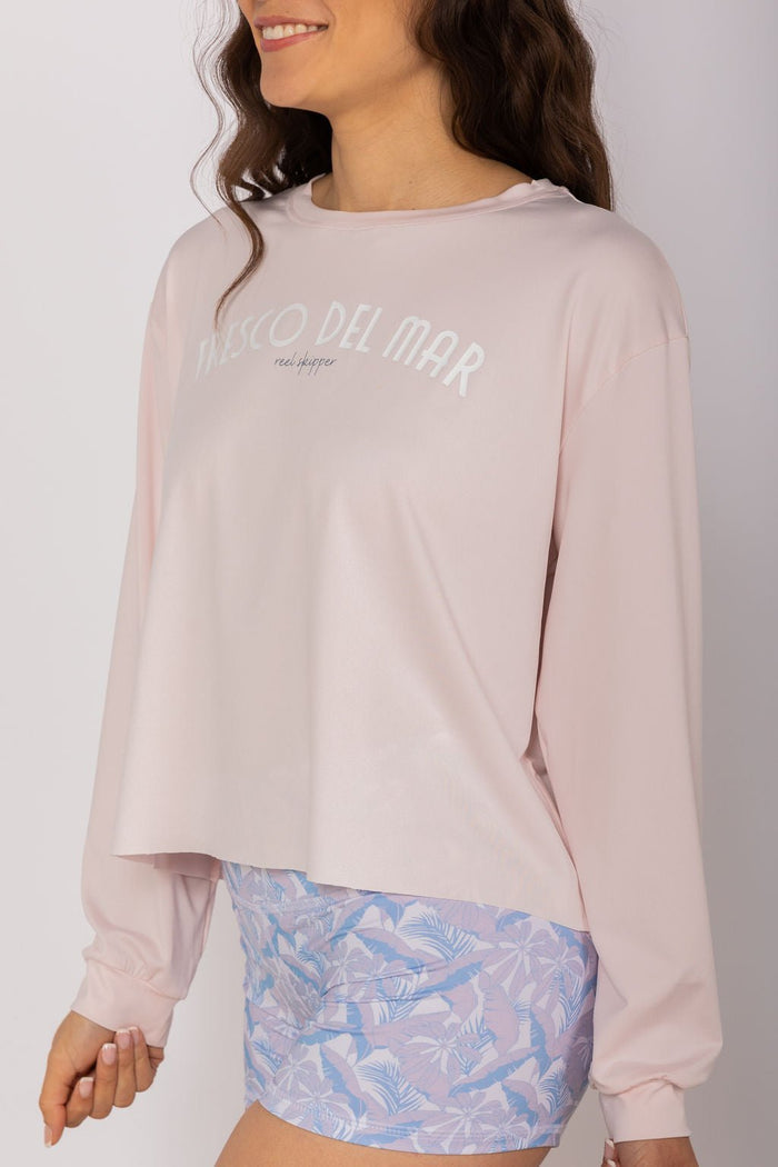 Reel Skipper La Girlfriend UV Shirt - Fresco Del Mar Baby Pink by Reel Skipper