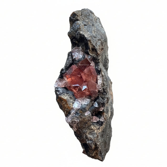 Rhodochrosite Cluster Bold Pink Love Gemstone Brazil 2 Inch