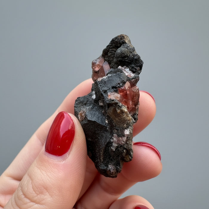 Rhodochrosite Cluster Bold Pink Love Gemstone Brazil 2 Inch