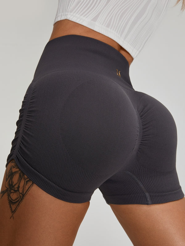 Ribbed Scrunch Bum Quick-drying Short Tracksuit