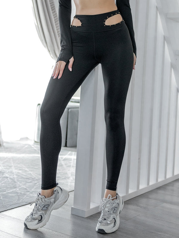 Rivet Cross Cutout Backless Tracksuit X ANECHKAANNN ⭐
