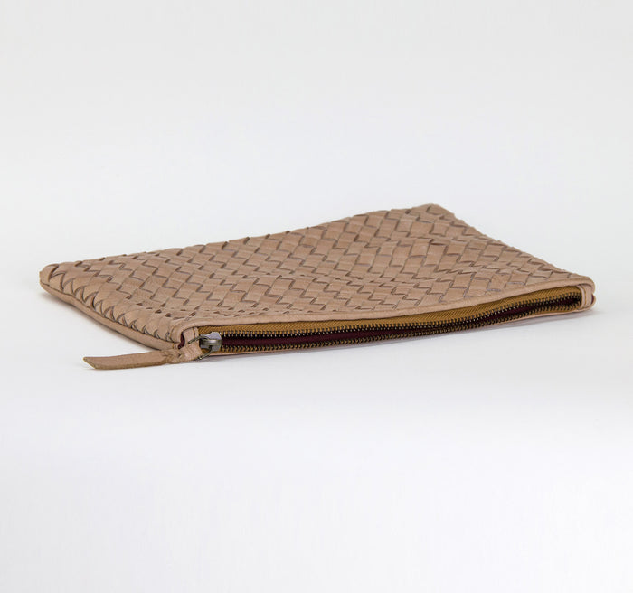Rock Paper Scissors Feed Woven Clutch Pouch - Rock Paper Scissors - On The EDGE
