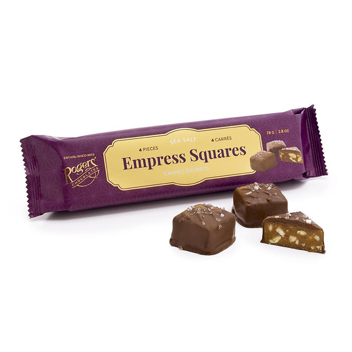 ROGERS' Chocolate Empress Square Sleeve | 4pc  78g