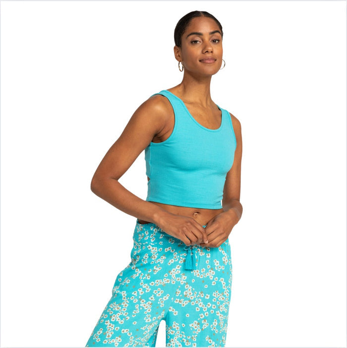 Roxy Good Keepsake Crop Top - Maui Blue by Roxy