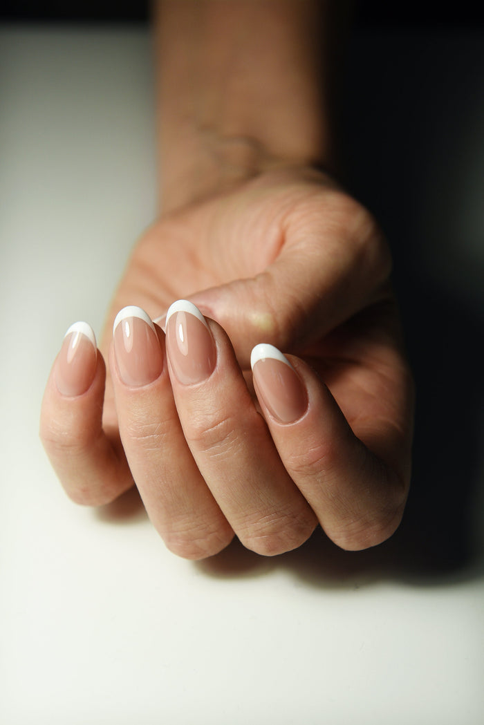 ROYAL FRENCH – Luxury Handmade Reusable Press On Nails