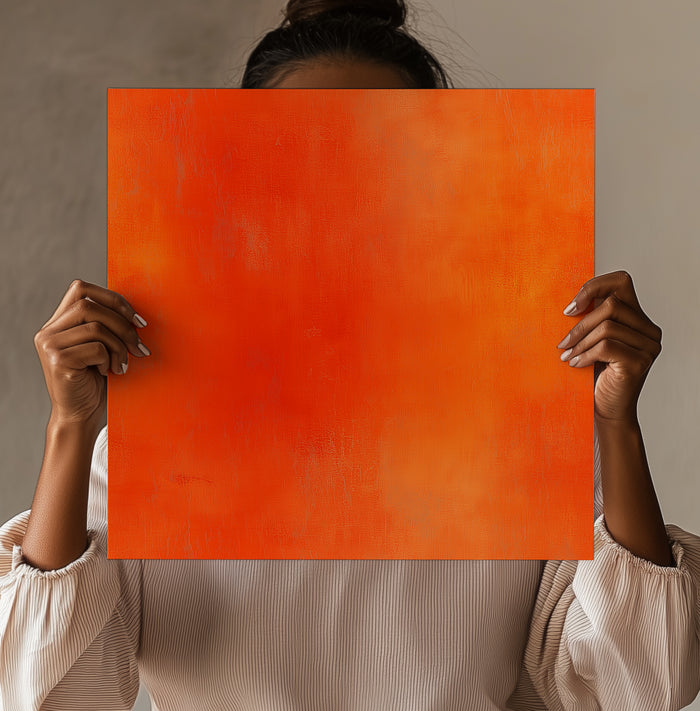 Rustic bold Blazing Orange