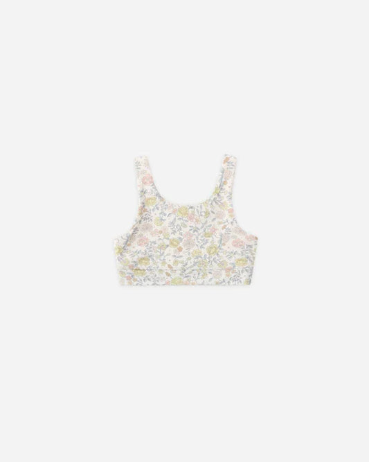 Rylee and Cru Swift Sports Bra - Citron Bloom