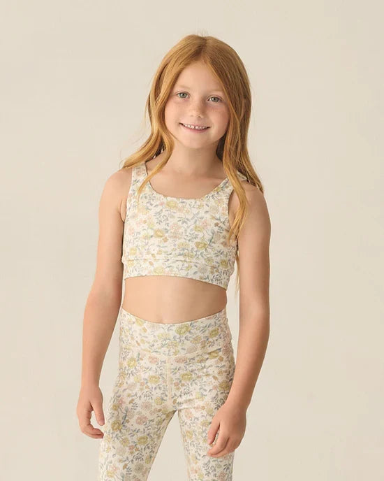 Rylee and Cru Swift Sports Bra - Citron Bloom