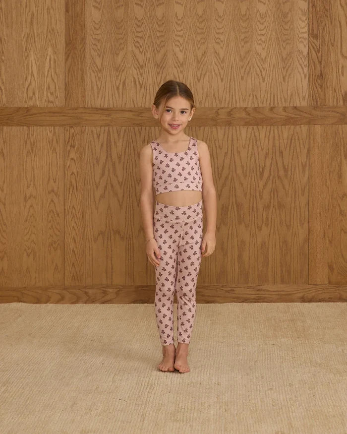 Rylee & Cru Basic Legging - Blush Fleur