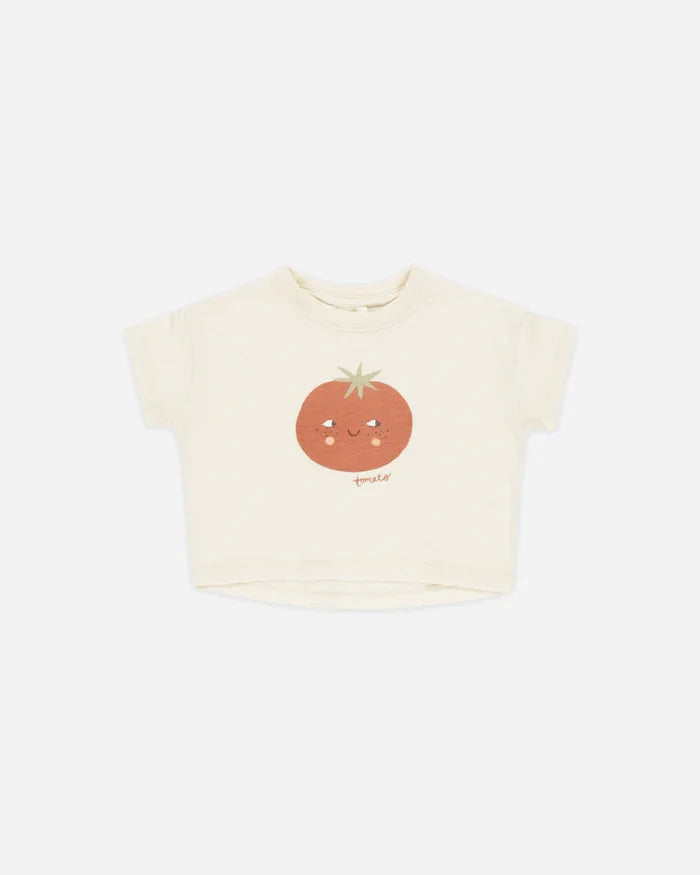 Rylee & Cru Boxy Tee - Tomato