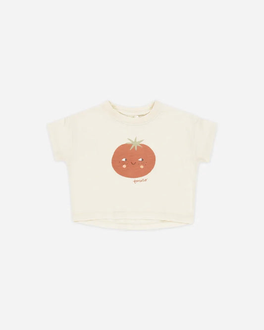 Rylee & Cru Boxy Tee - Tomato